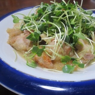 さっぱり味の鶏肉のおろし煮